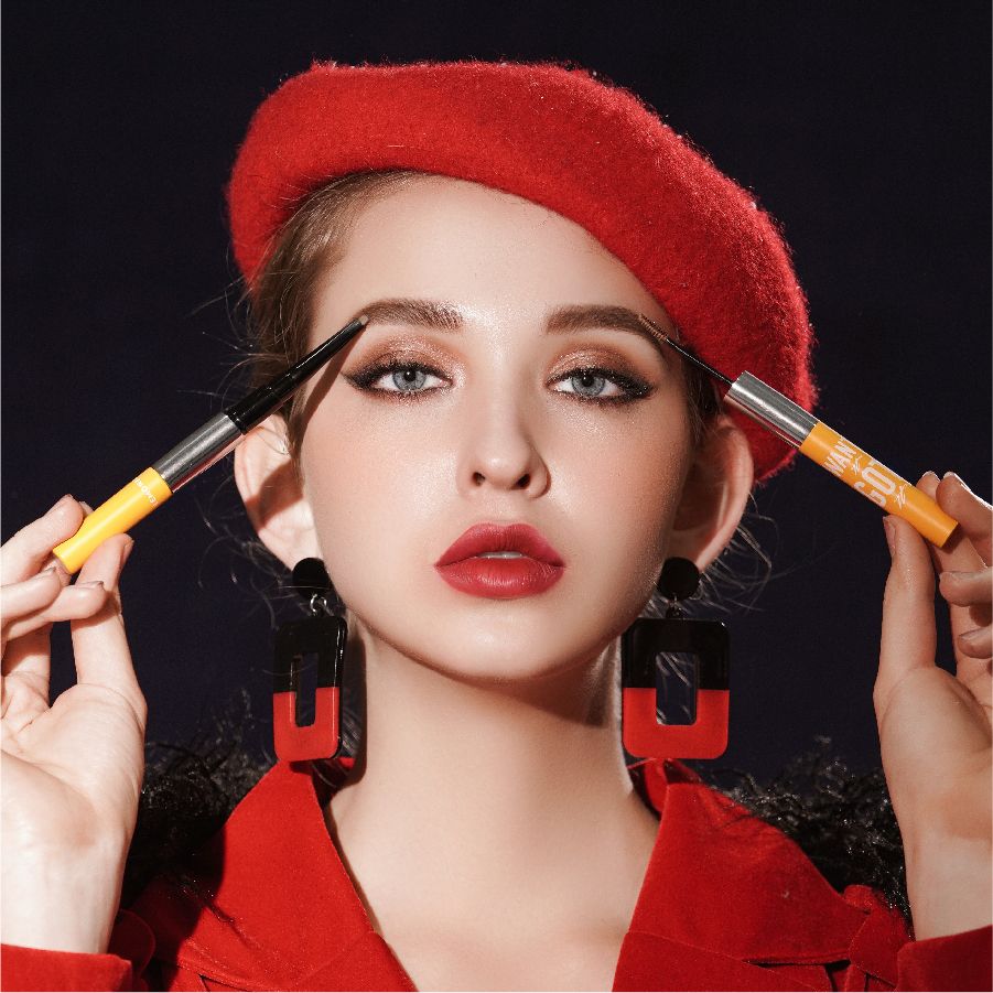  Lemonade Kẻ mày Want It Got It Dual Eyebrow #Gray Brown 2g+2ml (IP01) 