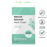  Freska Mặt nạ giấy Natural Solution Mask Sheet Tea Tree 25ml 