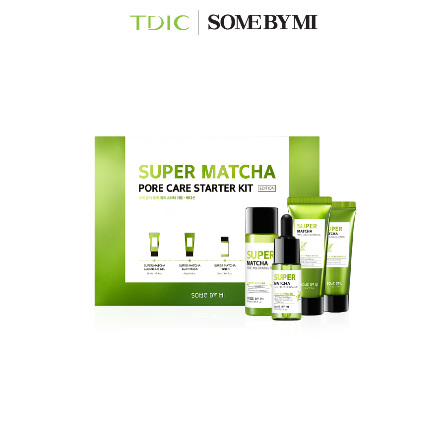  Some By Mi Bộ Kit Super Matcha Pore Care Starter Kit-Edition (4 items) 