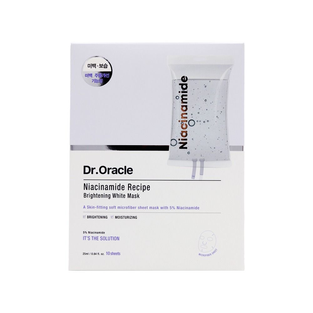  Dr.Oracle Mặt nạ Niacinamide Recipe Brightening White Mask 25ml 