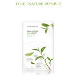  Nature Republic Mặt nạ giấy Real Nature Green Tea Mask Sheet 23ml 