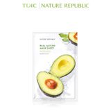  Nature Republic Mặt nạ giấy Real Nature Avocado Mask Sheet 23ml 