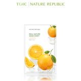  Nature Republic Mặt nạ giấy Real Nature Orange Mask Sheet 23ml 