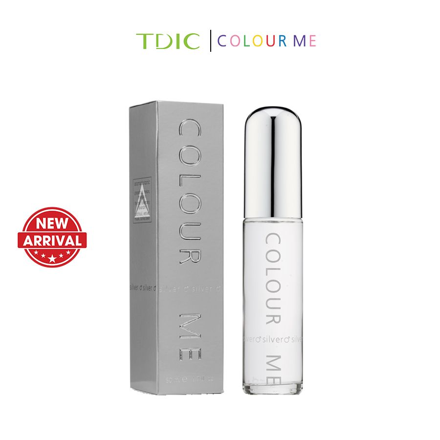  Nước hoa nam COLOUR ME Silver Sport EDP 50ml 