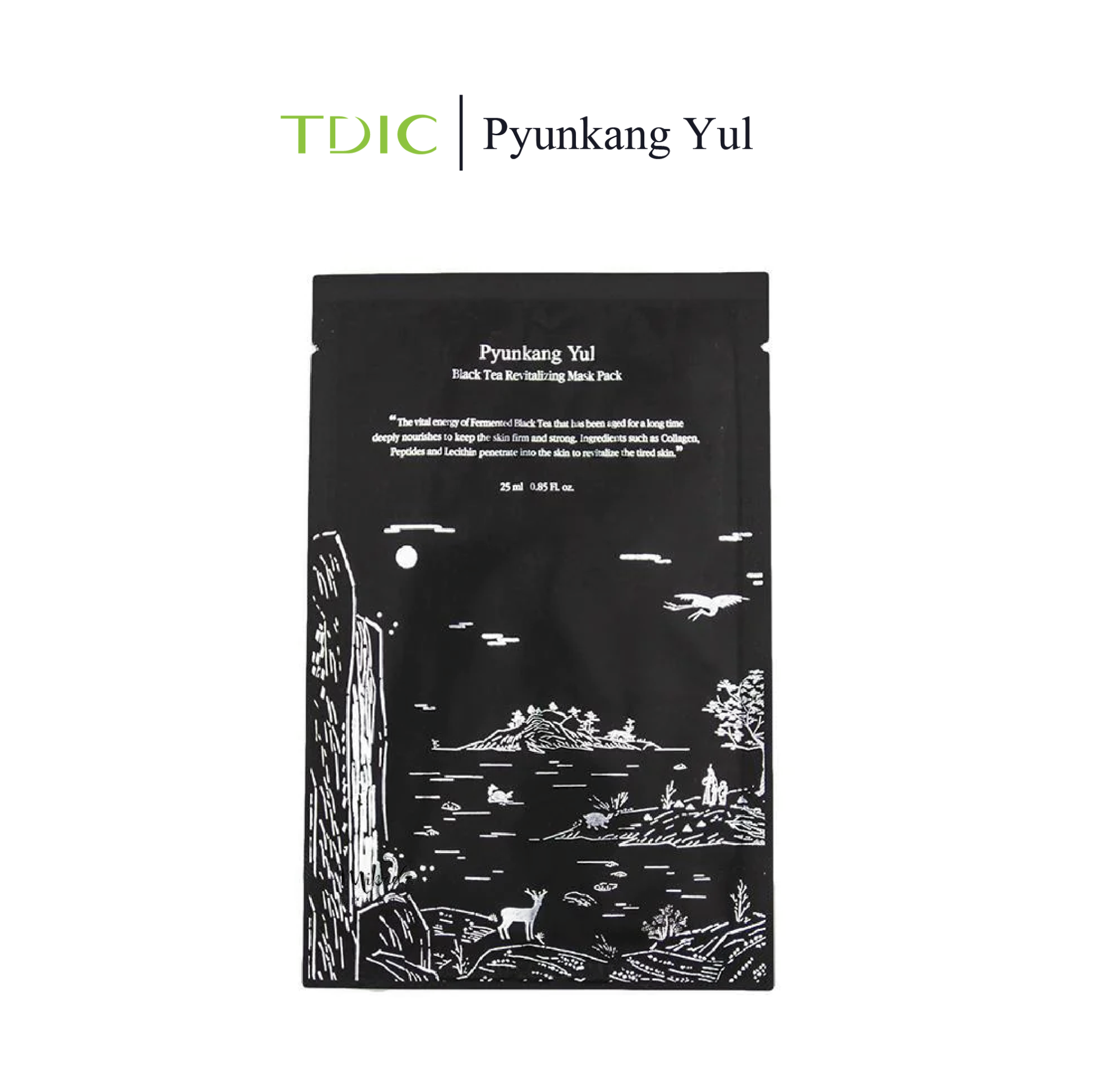 Pyunkang Yul Mặt nạ giấy Black Tea Revitalizing Mask Pack 25ml 