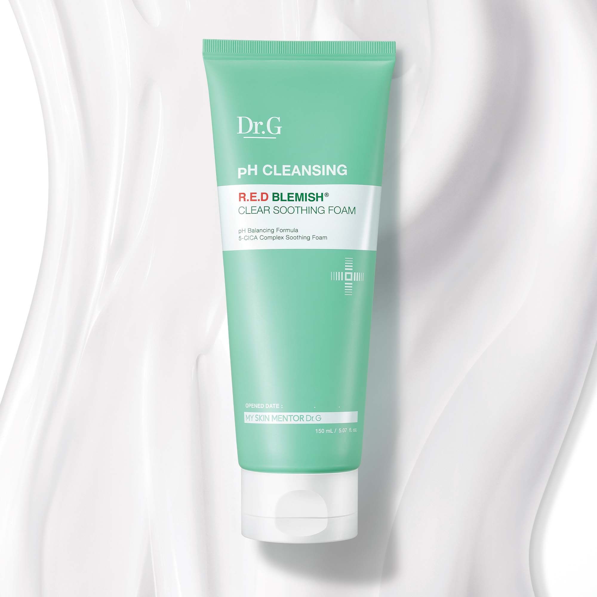  Dr.G Sữa rửa mặt pH Cleansing R.E.D Blemish Clear Soothing Foam 150ml 