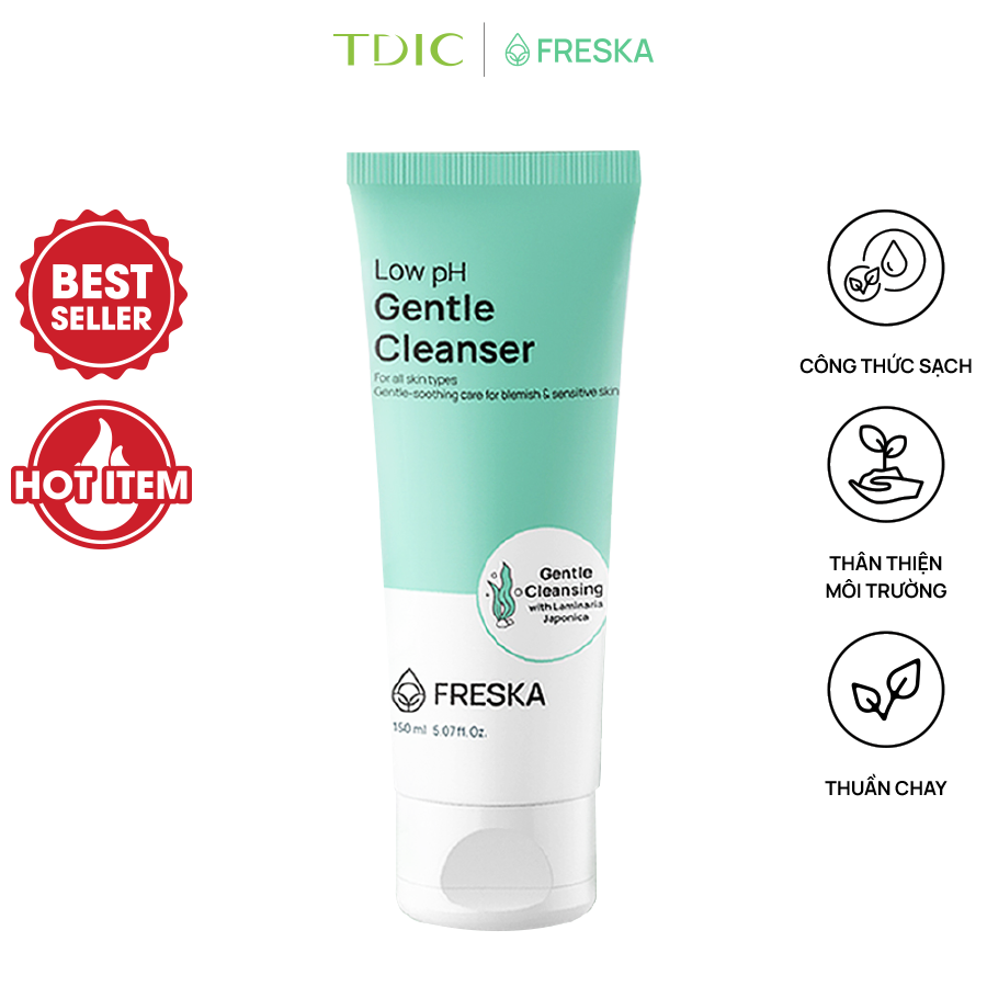  Freska Sữa rửa mặt Low pH Gentle Cleanser 150ml 