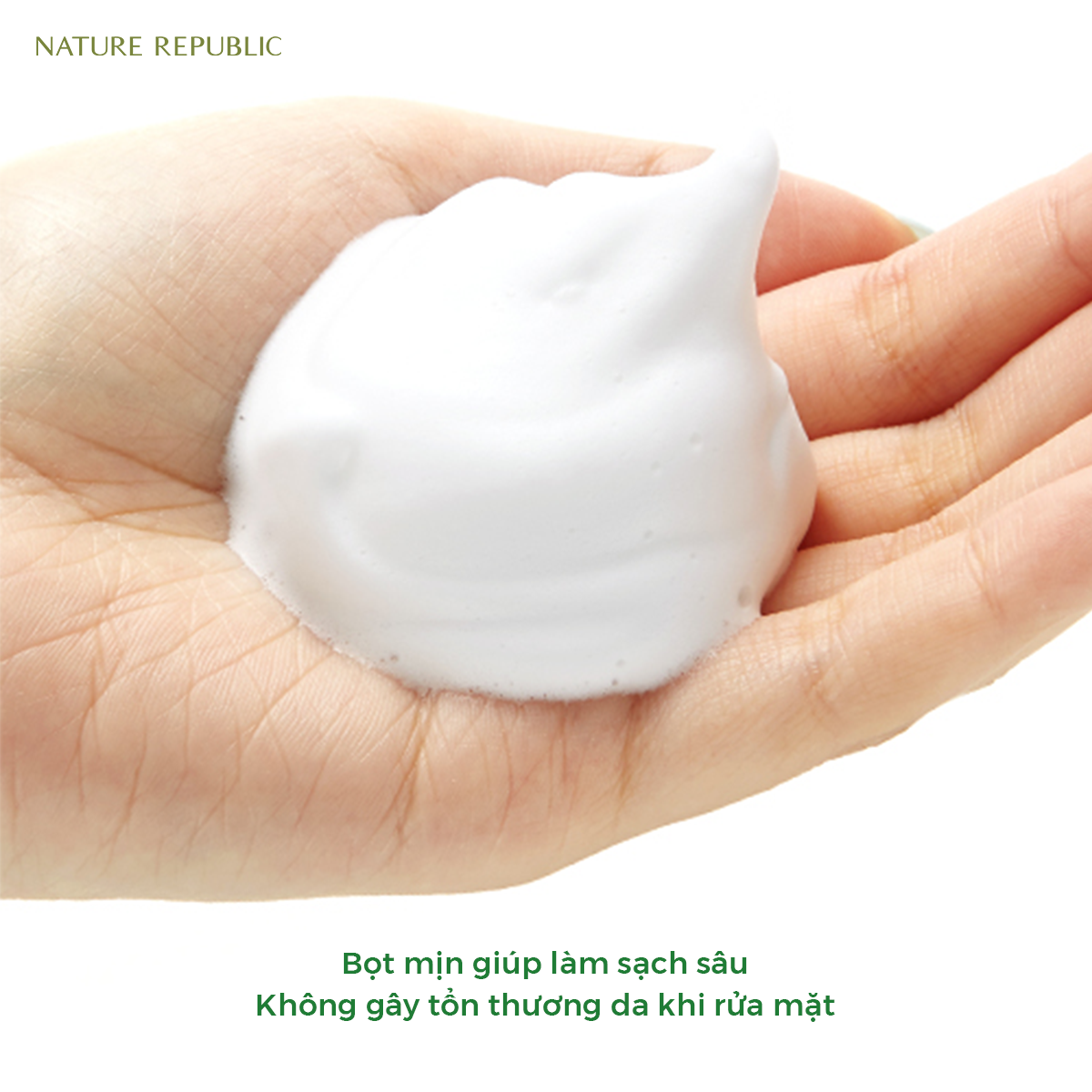 Nature Republic Sữa rửa mặt Soothing & Moisture Aloe Vera Foam Cleanser 150ml 
