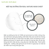  Nature Republic Mặt nạ giấy Real Nature Aloe Mask Sheet 23ml 