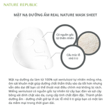  Nature Republic Mặt nạ giấy Real Nature Avocado Mask Sheet 23ml 