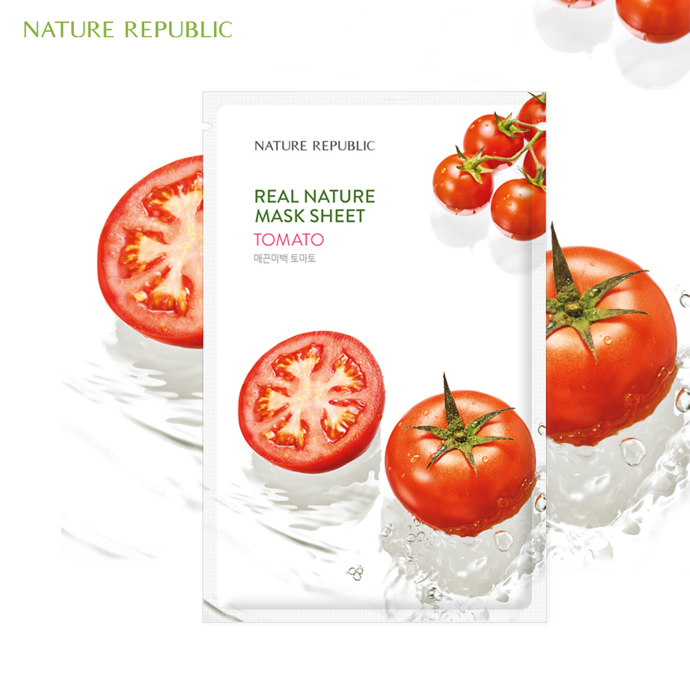  Nature Republic Mặt nạ giấy Real Nature Tomato Mask Sheet 23ml 