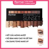  Flormar Bảng phấn mắt Eye Shadow Palette #Sunset 10g 
