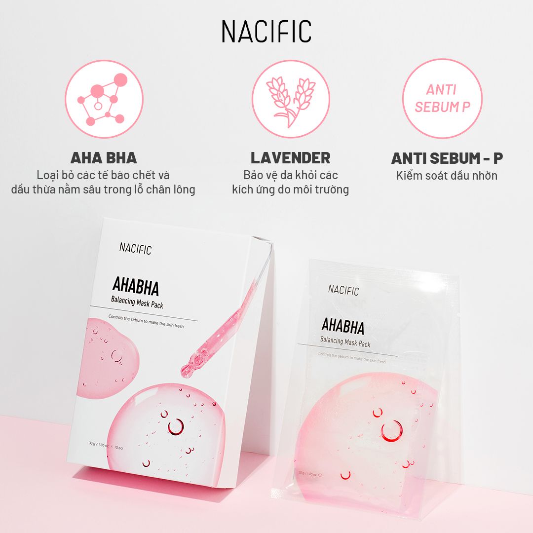  Nacific Mặt nạ AHA-BHA Balancing Mask Pack 30g 