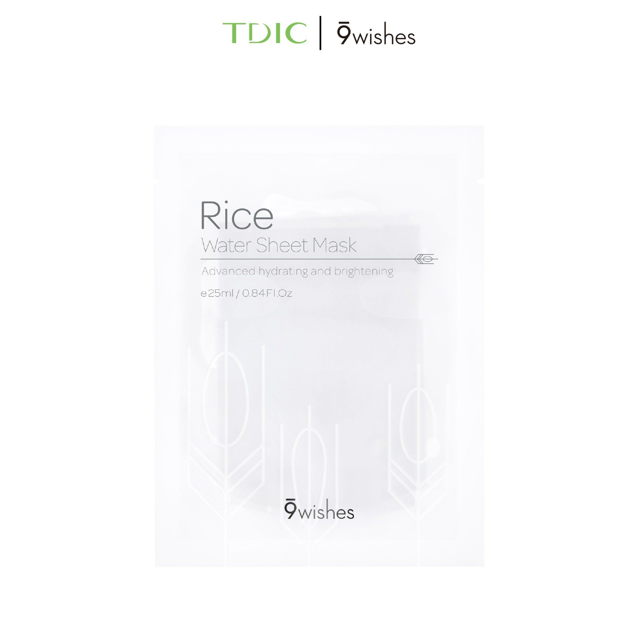  9 Wishes Mặt nạ giấy Rice Water Sheet Mask 25ml 