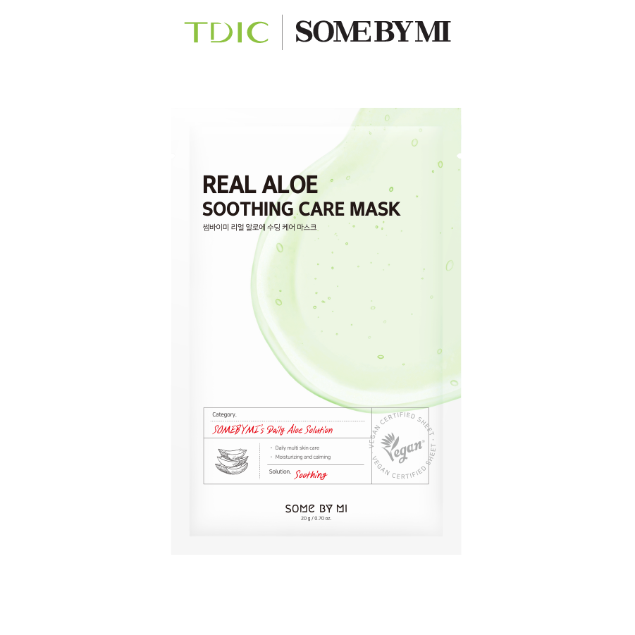  Some By Mi Mặt nạ giấy Real Aloe Soothing Care Mask 20g 