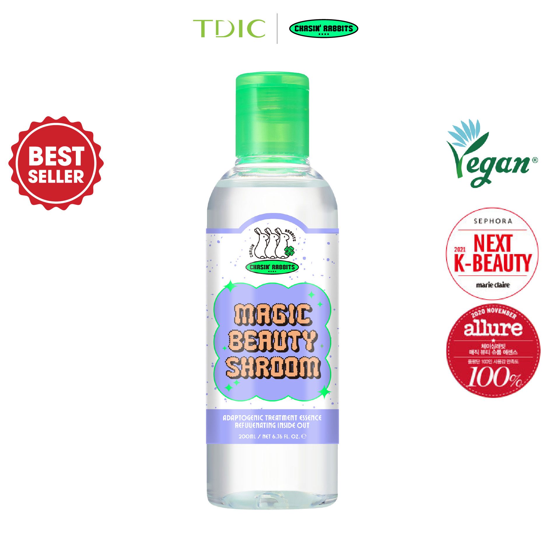  Chasin' Rabbits Tinh chất Magic Beauty Shroom 200ml 