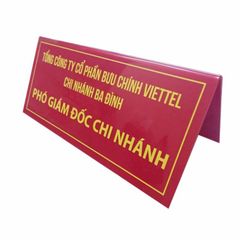 Biển chức danh mica giá siêu mềm