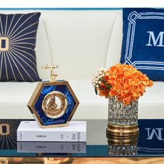 Đồng hồ đồng lá màu xanh | Linh vật tượng trưng cho sự thành công, may mắn và hỗ trợ con đường tài vận cho gia chủ