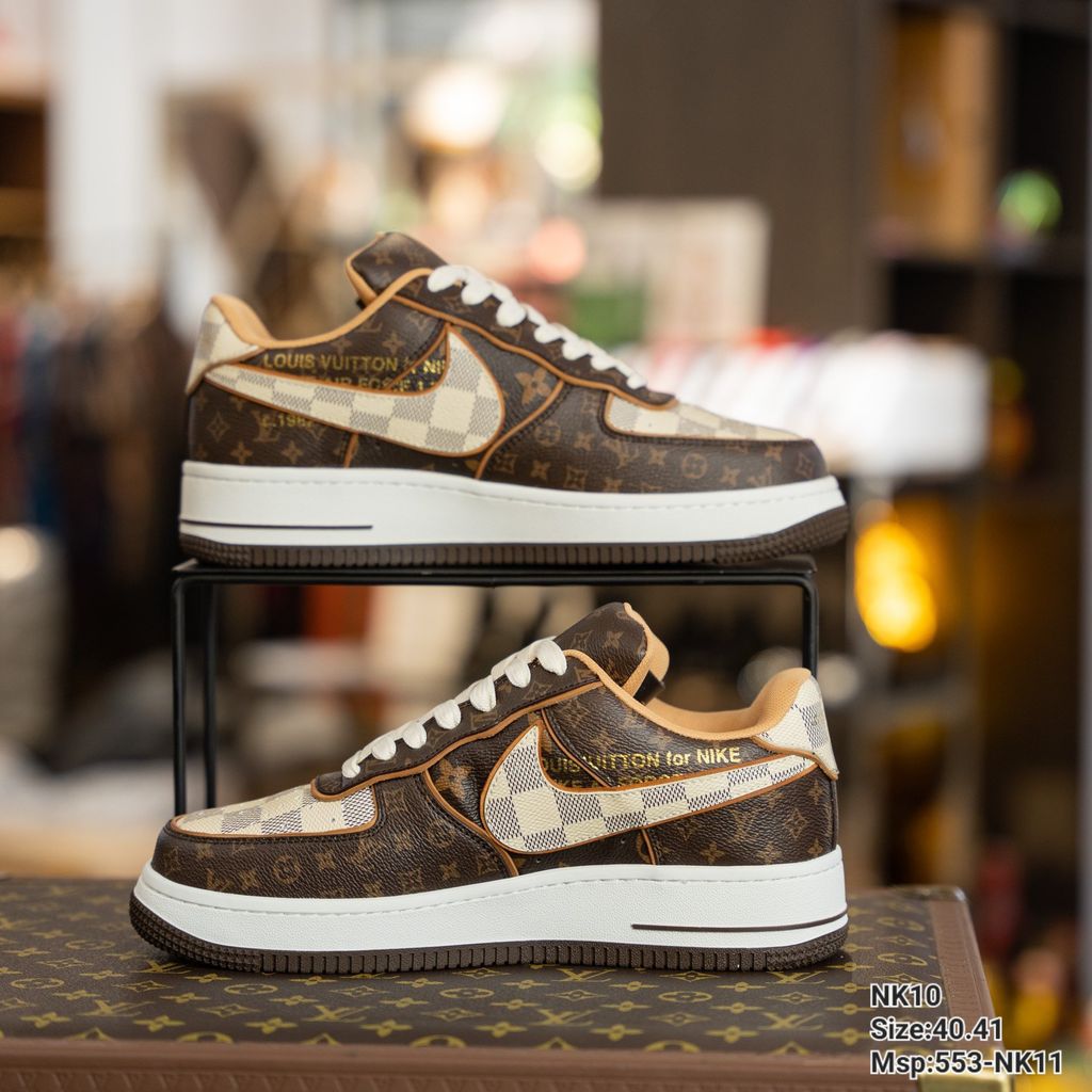 Louis Vuitton x Nike Air Force 1 | phiên bản One $ One siêu đẹp