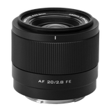  VILTROX AF 20mm F2.8 FE 157g Auto Focus Lens 