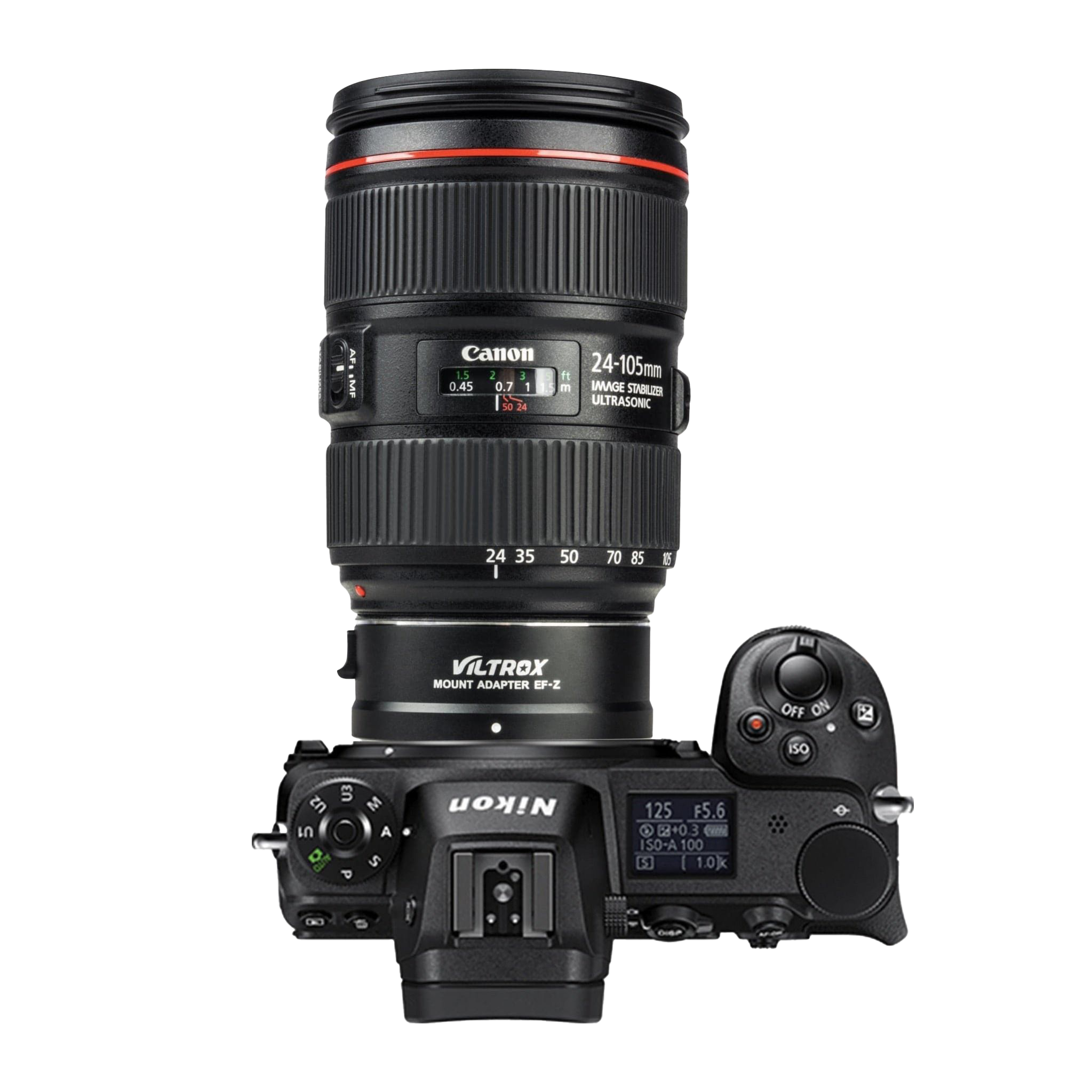  Viltrox EF-Z Lens Mount Adapter with Canon EF/EF-S Lens to Nikon 