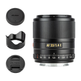  VILTROX AF33 F1.4 E-mount Autofocus Prime Lens for Sony 