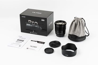  Viltrox AF 75mm F1.2 Pro APS-C Lens for Sony E-Mount 