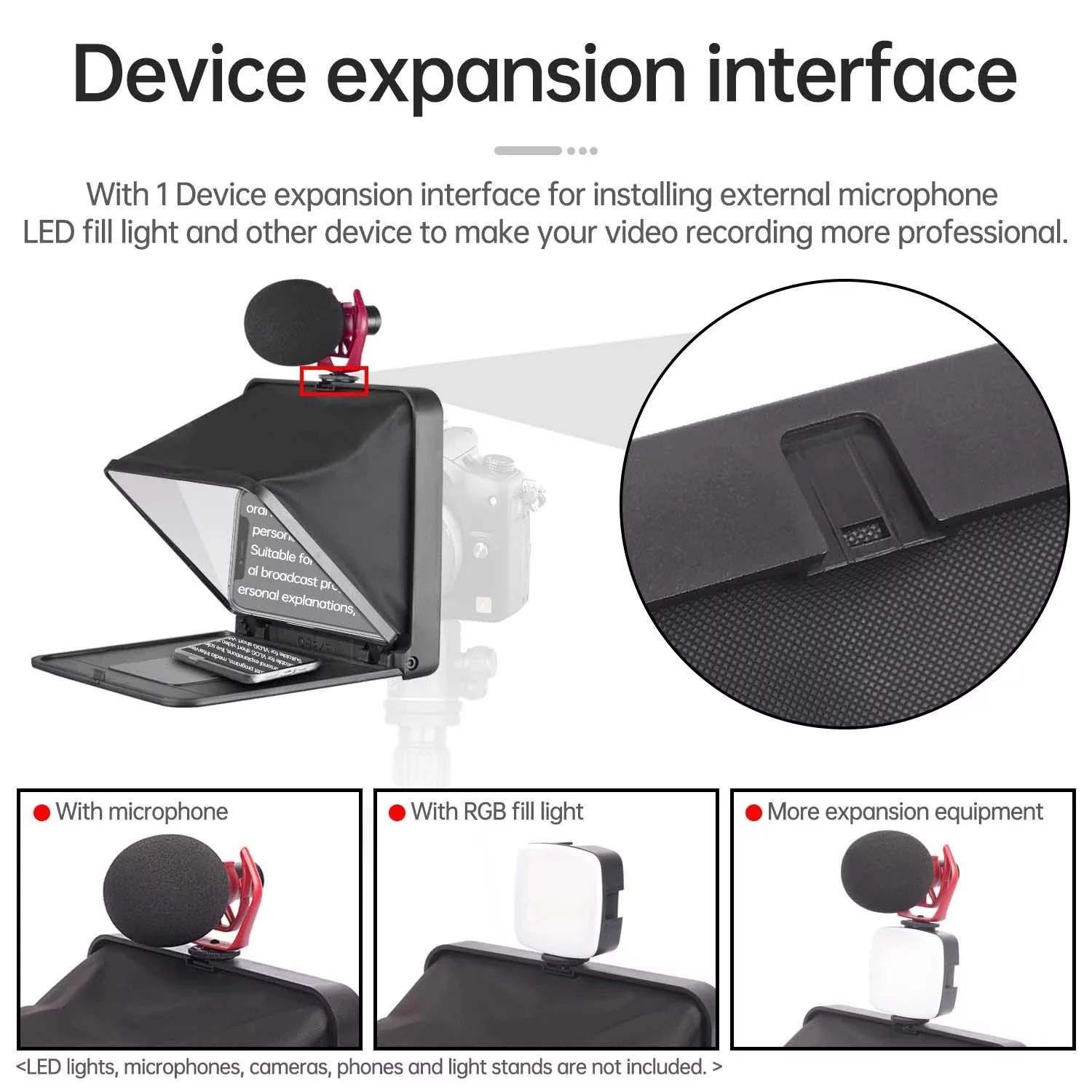  Máy nhắc chữ Teleprompter TC7 Lensgo 