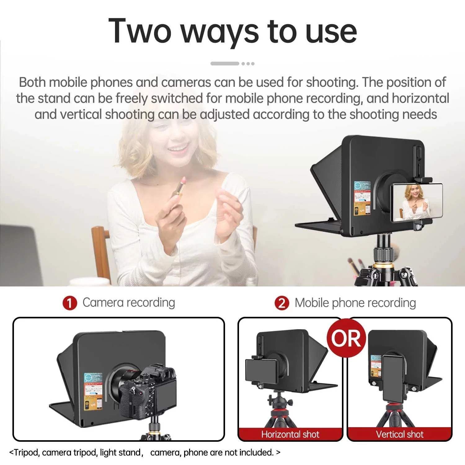  Máy nhắc chữ Teleprompter TC7 Lensgo 