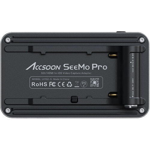  Accsoon SeeMo Pro SDI/HDMI to USB-C Video Capture Adapter for iPhone / iPad 