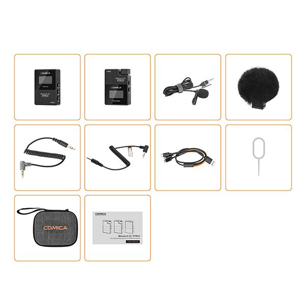  Comica BoomX-D Pro D1 || Bộ mic thu âm không dây 
