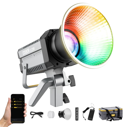  COLBOR CL220R RGB COB LED Video Light (with carryingbag &reflector) 
