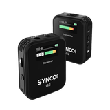  Synco WAir-G2-A1 / Hệ thống micrô không dây kỹ thuật số siêu nhỏ gọn dành cho máy ảnh Mirrorless/DSLR (2,4 GHz) 