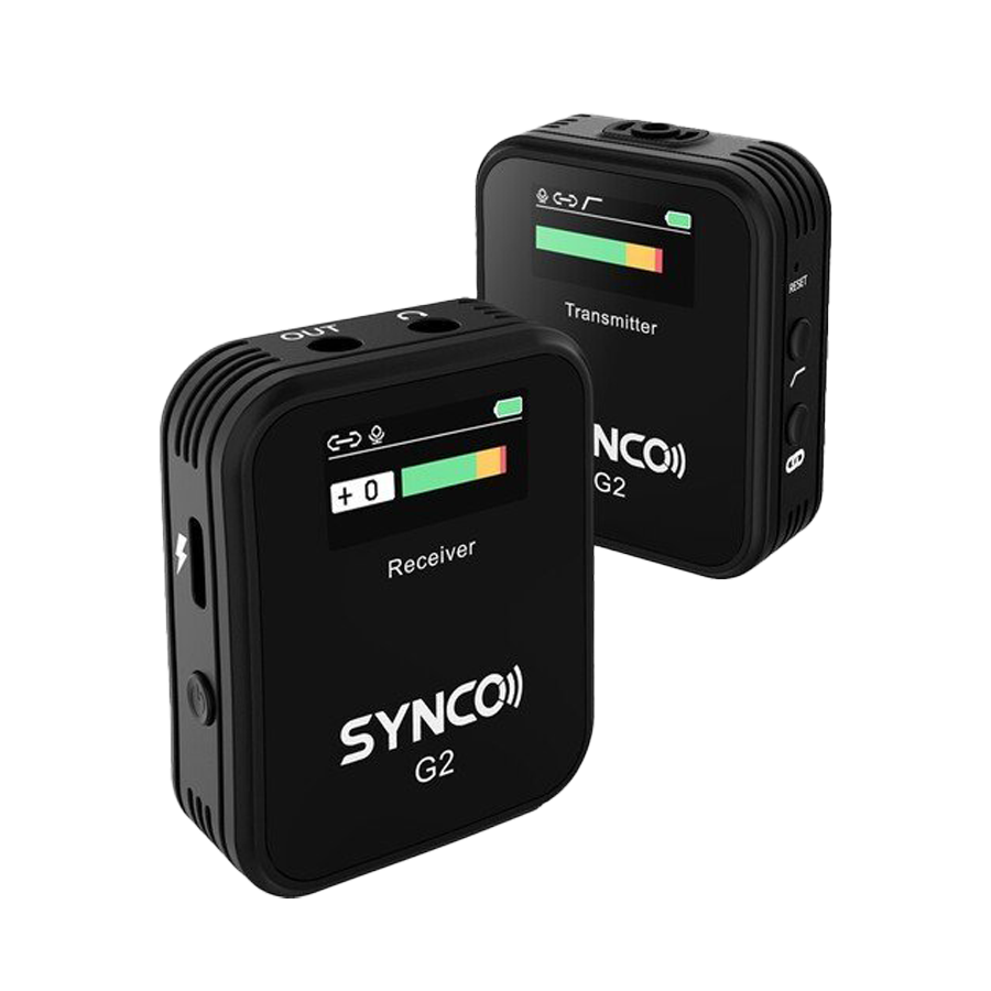  Synco WAir-G2-A1 / Hệ thống micrô không dây kỹ thuật số siêu nhỏ gọn dành cho máy ảnh Mirrorless/DSLR (2,4 GHz) 