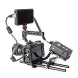  ZGCINE VR-Kit 1 V-Lock Mount Battery Plate with Dual 15mm Rod Clamp 