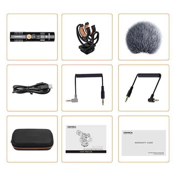  Comica VM10 PRO || Mic shotgun thu âm định hướng 