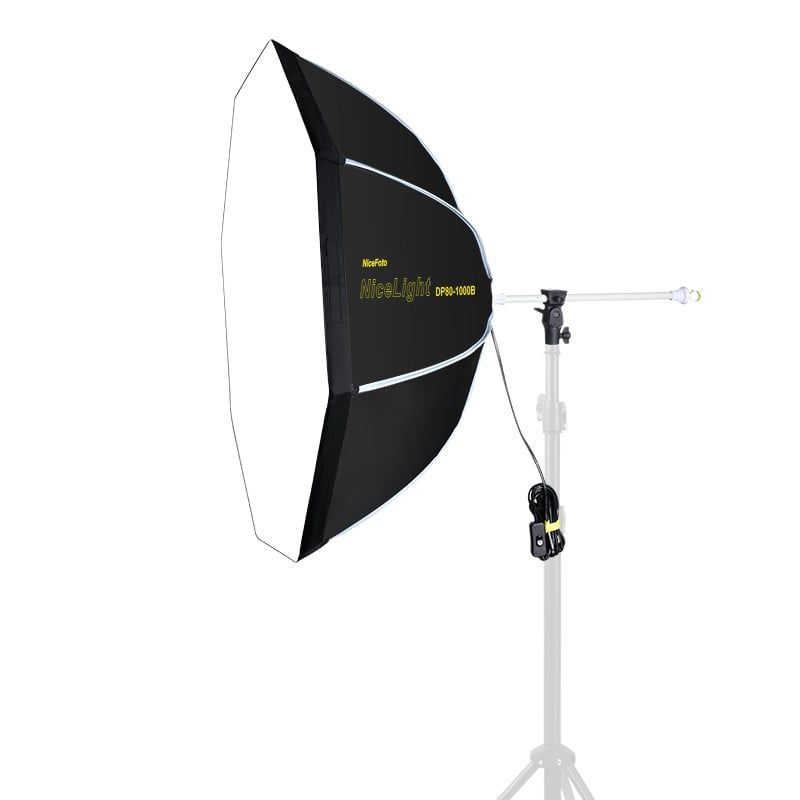  NiceFoto Umbrella KT-DP80-1000B (Two lamp set) Octagonal DP KT Series Single Color Temperature 