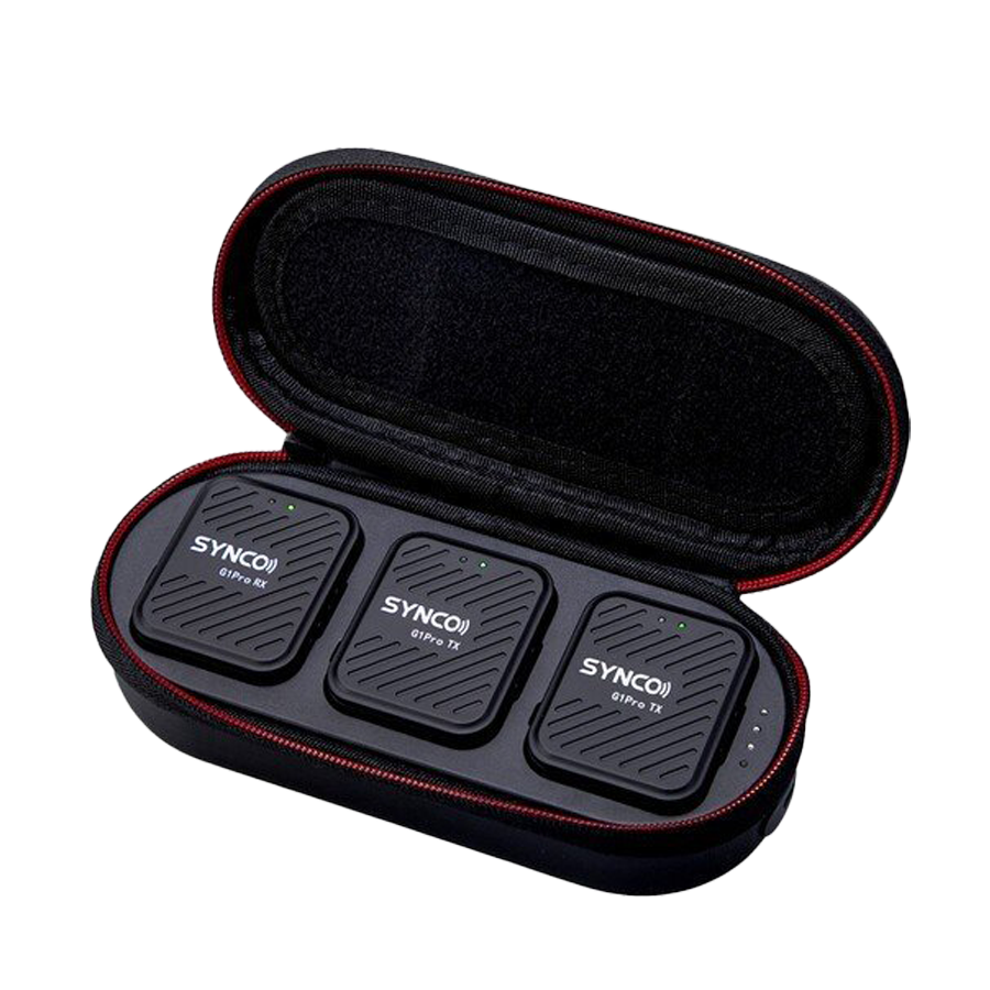  Synco WAir-G1-A2-Pro / Hệ thống Micrô không dây dùng cho Máy Ảnh và Điện Thoại Thông Minh (2,4 GHz) 