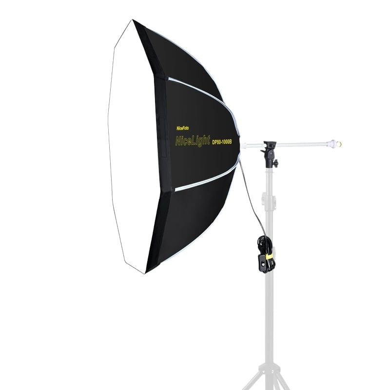  NiceFoto Umbrella DP80-1000B Octagonal DP Series Single Color Temperature 