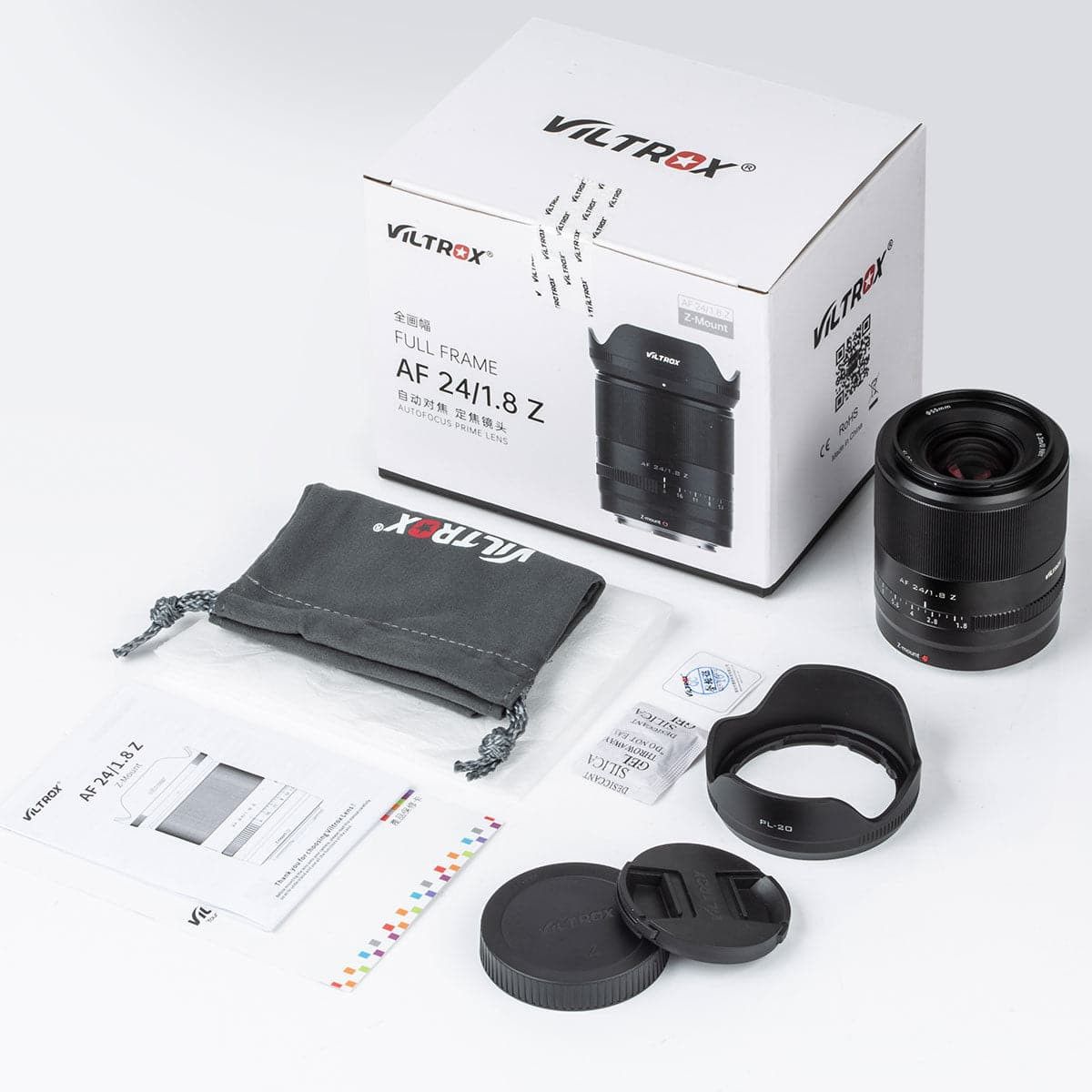  VILTROX AF 24MM F1.8 Z Lens for Nikon Z-mount Camera 