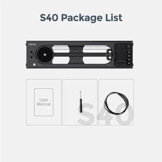  Accsoon TOPRIG S40/S60 - Thanh Trượt Máy Ảnh Quay Video 