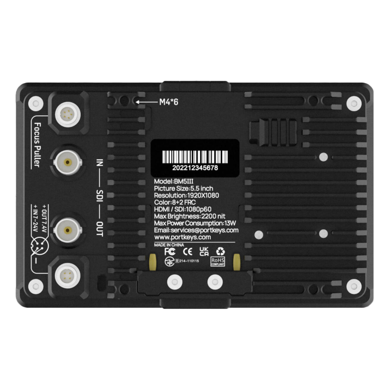  Màn Hình Portkeys BM5 III - 5.5" HDMI/SDI Touchscreen Monitor 