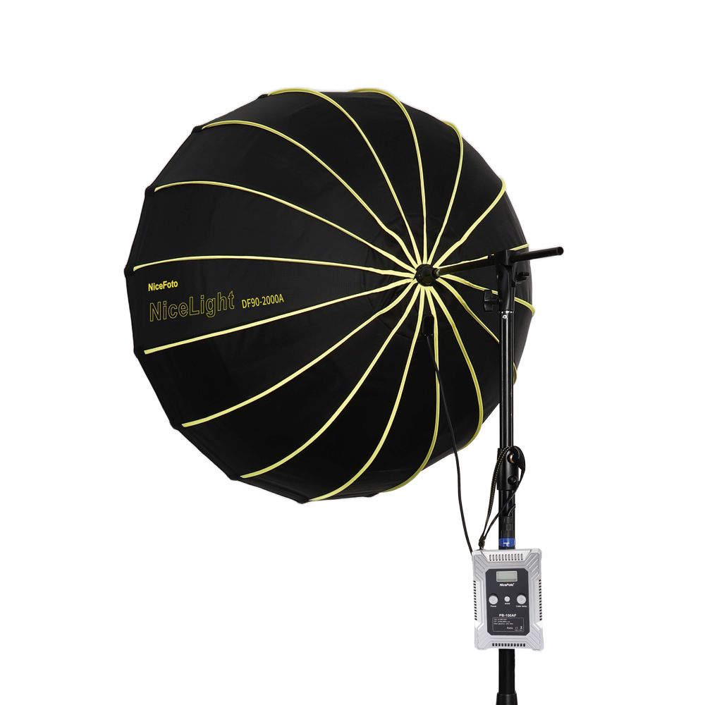  NiceFoto Umbrella DL120-3000A Deep Polishing DL Series Dual Color Temperature 