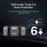  Synco WAir-G2-A1-Pro / WAir-G2-A2-Pro Hệ thống Micrô không dây dùng cho Máy Ảnh và Điện Thoại Thông Minh (2,4 GHz) 