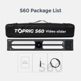  Accsoon TOPRIG S40/S60 - Thanh Trượt Máy Ảnh Quay Video 