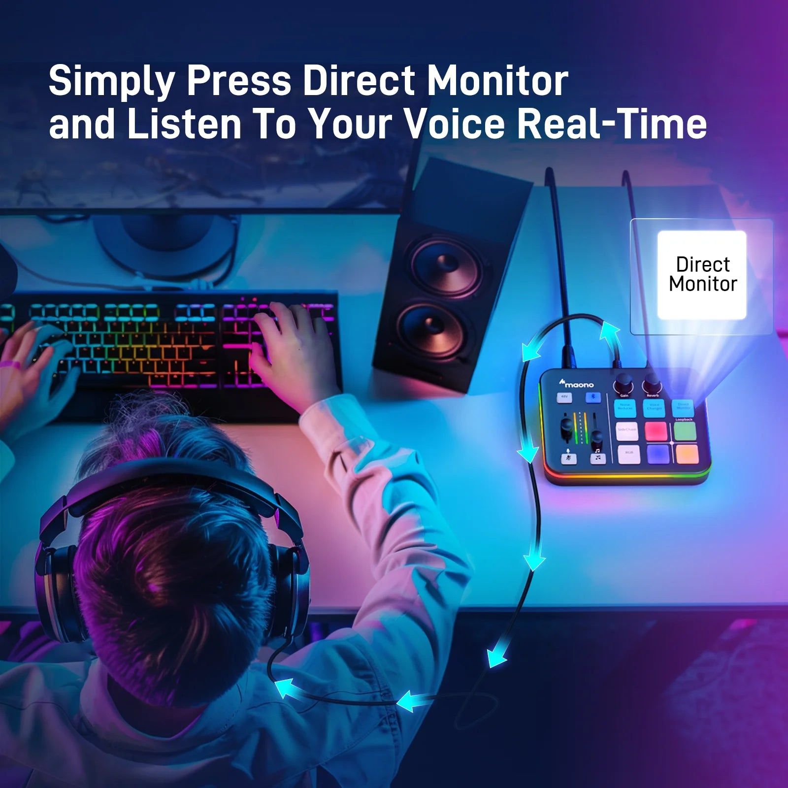  Maonocaster G1 NEO - Bộ Trộn Âm Thanh Dành cho Game Streamers 