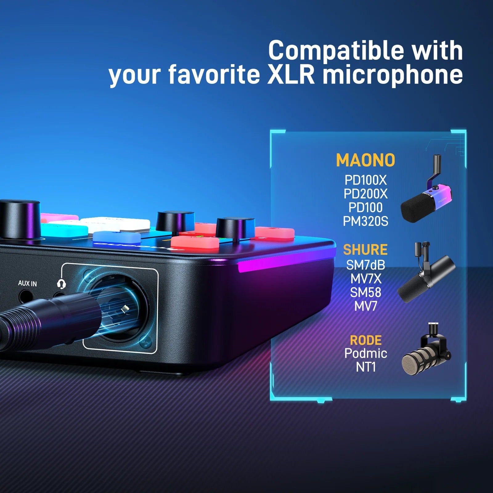  Maonocaster G1 NEO - Bộ Trộn Âm Thanh Dành cho Game Streamers 