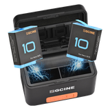  ZGCINE PS-G10 MINI Charging case for GoPro battery with 2 Charging Slots 