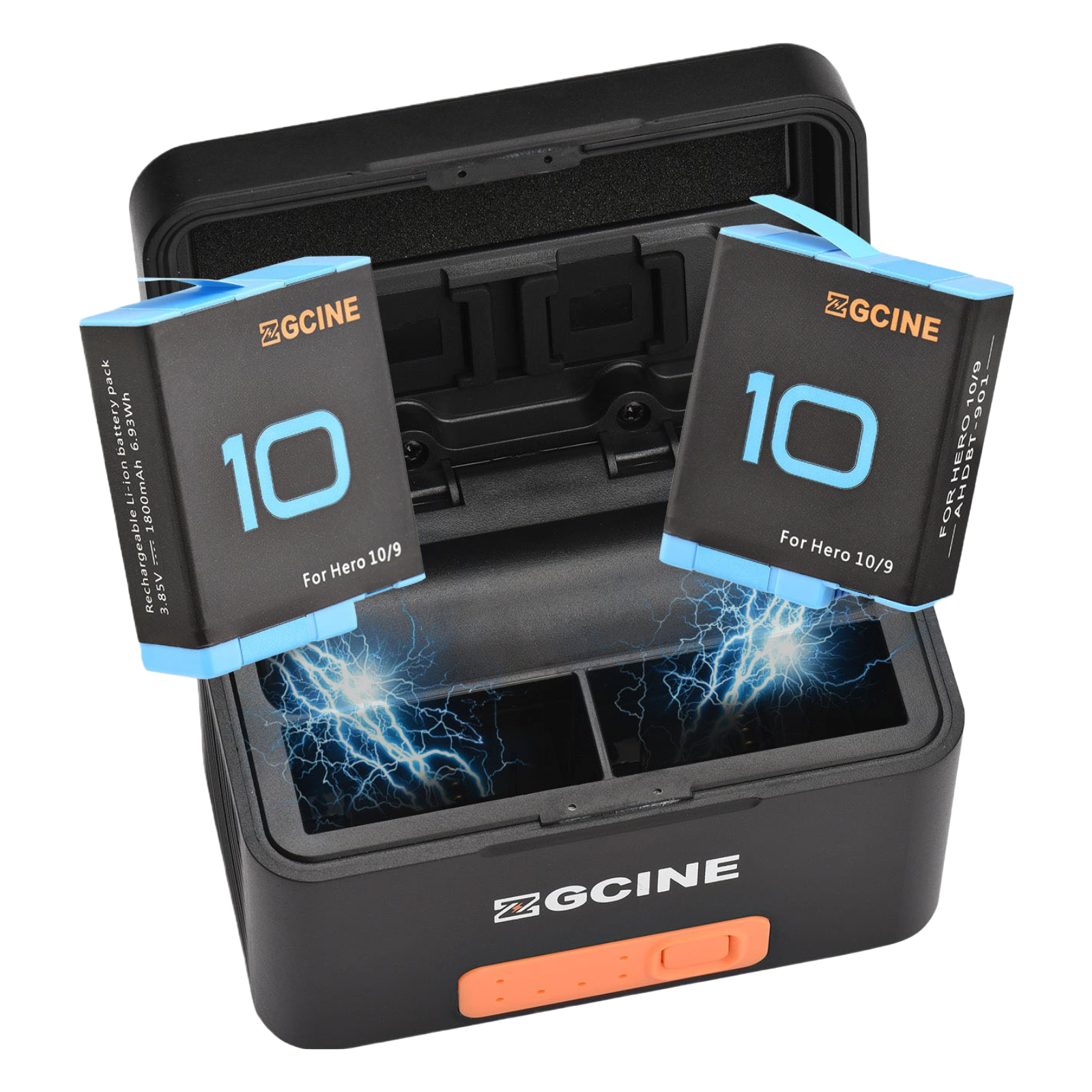  ZGCINE PS-G10 MINI Charging case for GoPro battery with 2 Charging Slots 