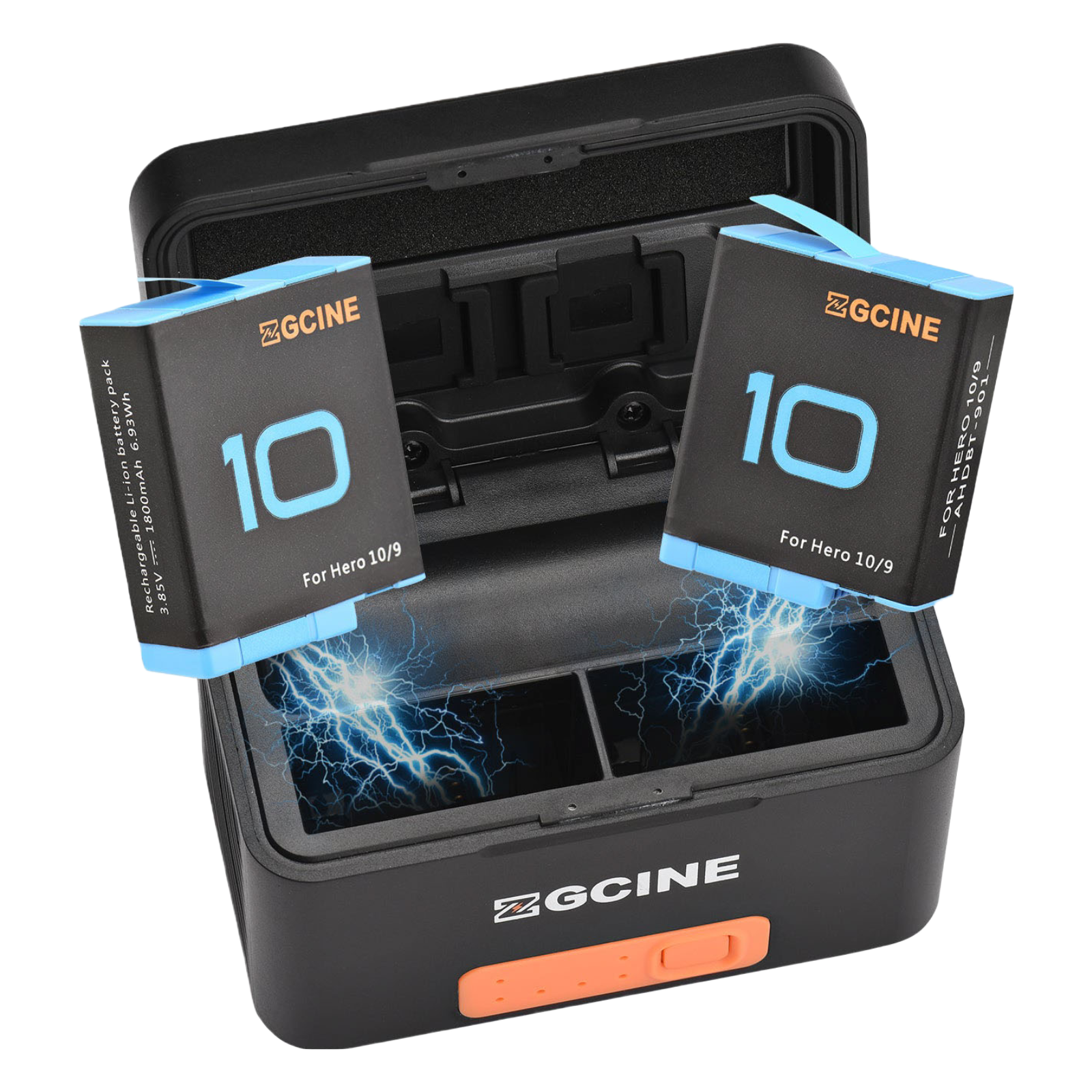  ZGCINE PS-G10 MINI Charging case for GoPro battery with 2 Charging Slots 